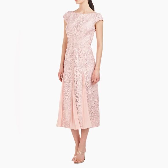 Kay Unger Angelina Lace Midi-Dress size 8 - Picture 2 of 12